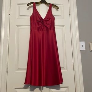Red cocktail dress